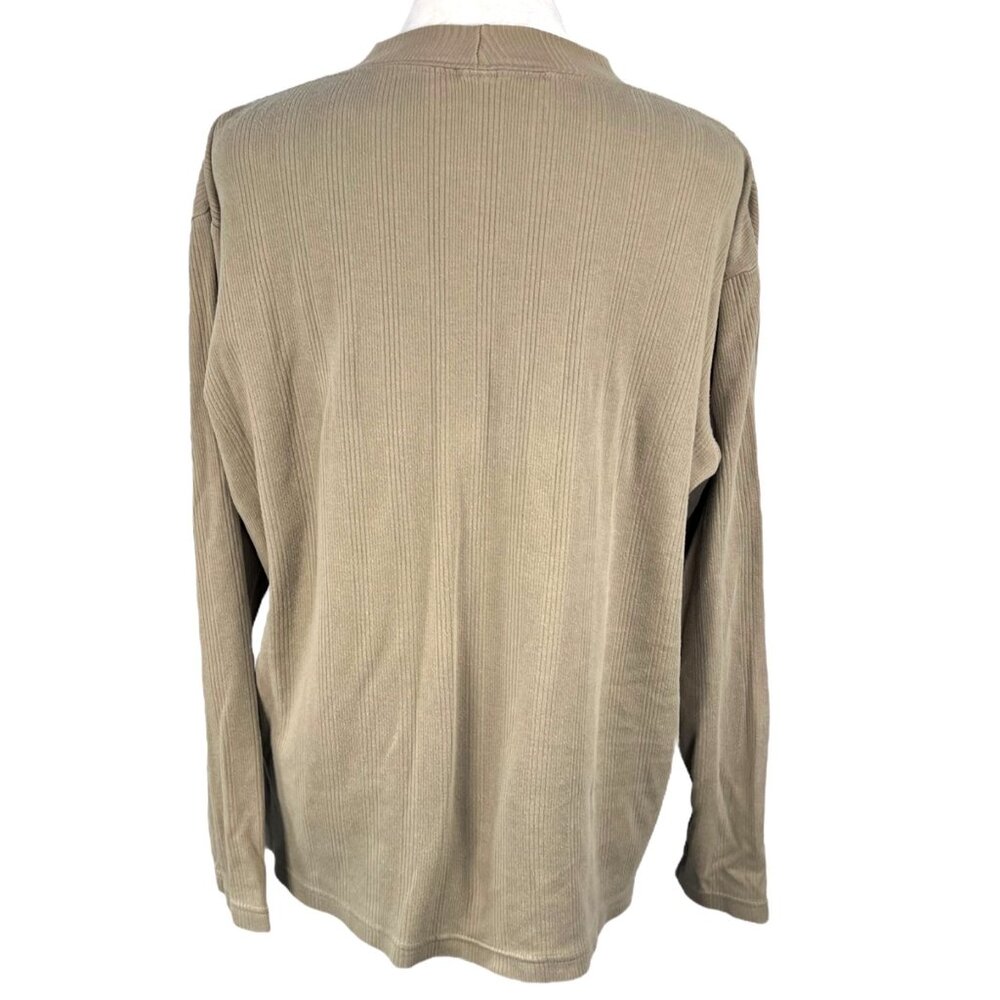 Northern Reflections Ribbed Top Olive Large - Picture 5 of 9